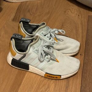 Adidas blue and gold Sneakers with Black Accents